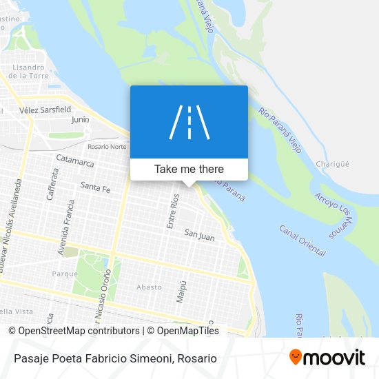 Pasaje Poeta Fabricio Simeoni map
