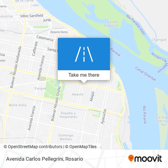 Avenida Carlos Pellegrini map