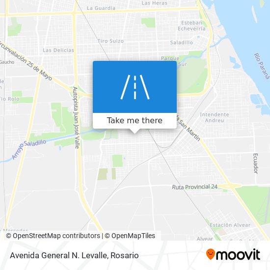 Avenida General N. Levalle map