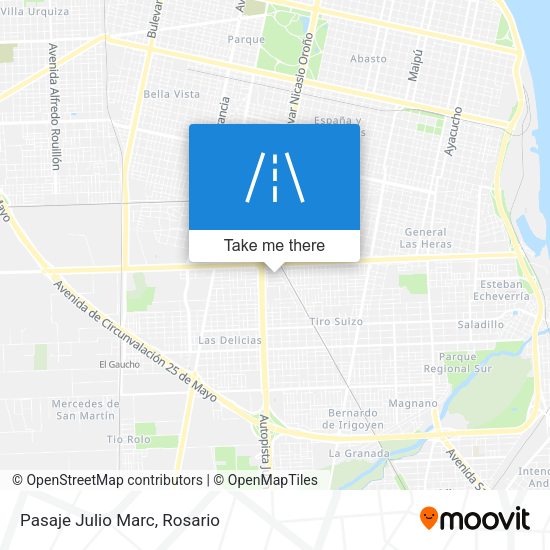 Mapa de Pasaje Julio Marc
