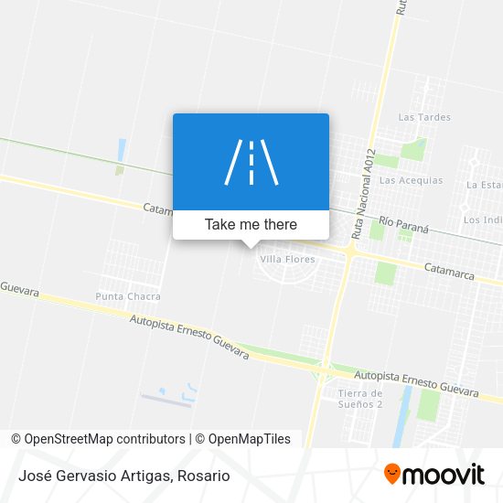 Mapa de José Gervasio Artigas