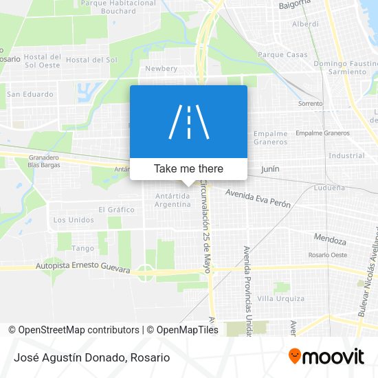Mapa de José Agustín Donado