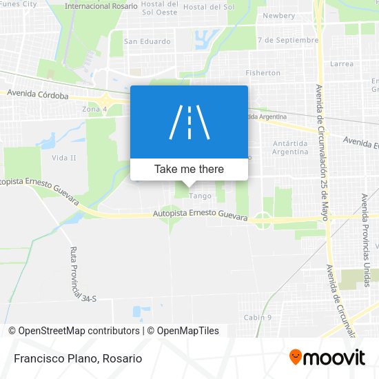 Mapa de Francisco Plano