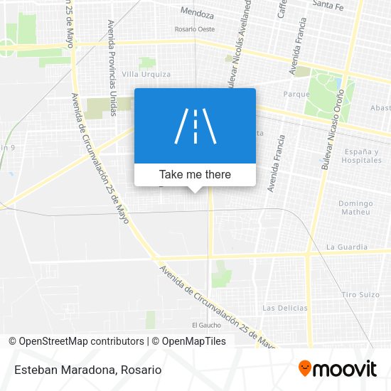 Mapa de Esteban Maradona