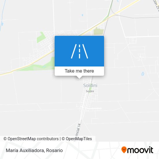 María Auxiliadora map