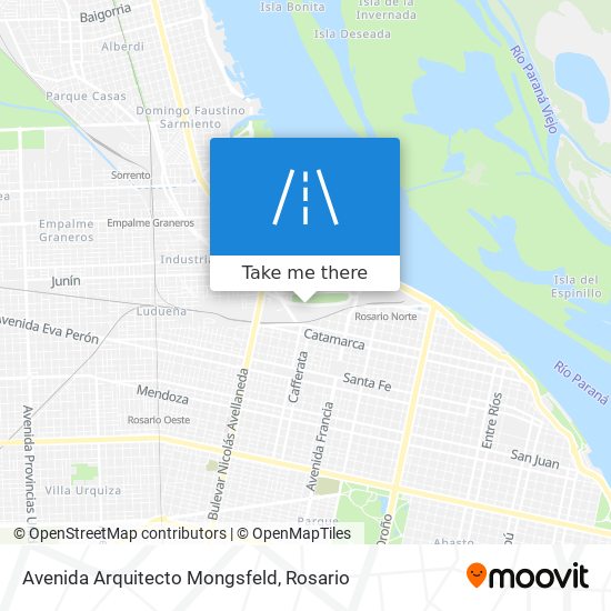 Avenida Arquitecto Mongsfeld map