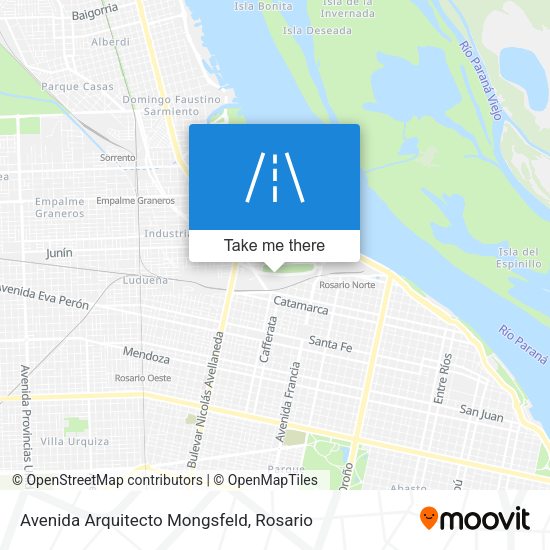 Mapa de Avenida Arquitecto Mongsfeld