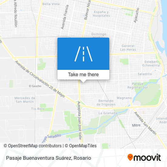 Pasaje Buenaventura Suárez map