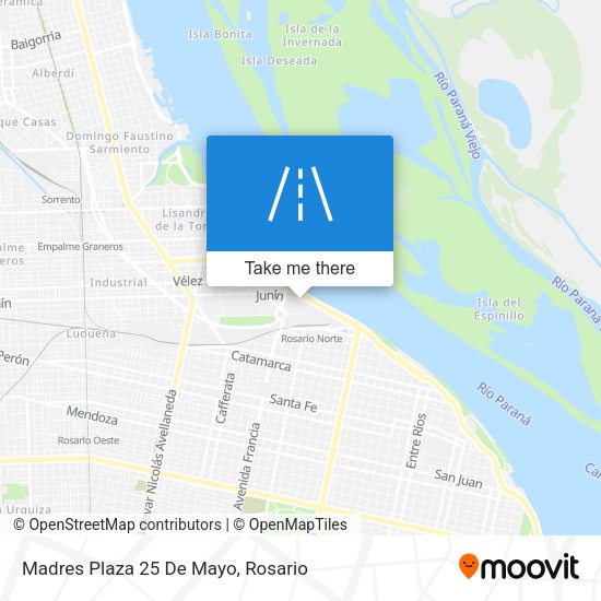 Mapa de Madres Plaza 25 De Mayo