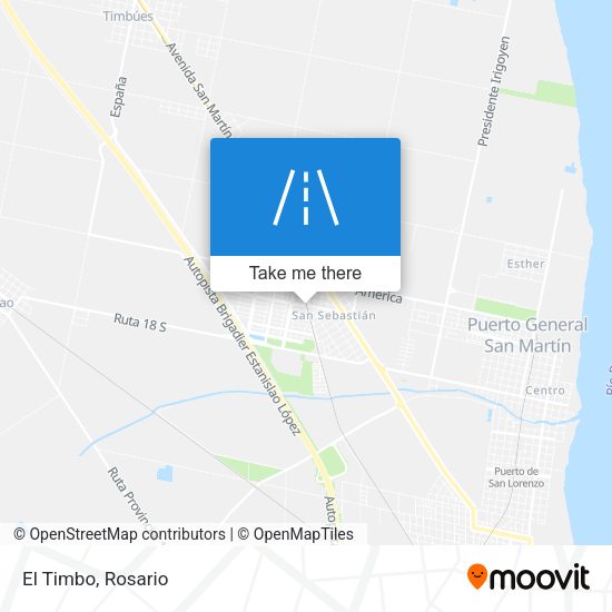 Mapa de El Timbo