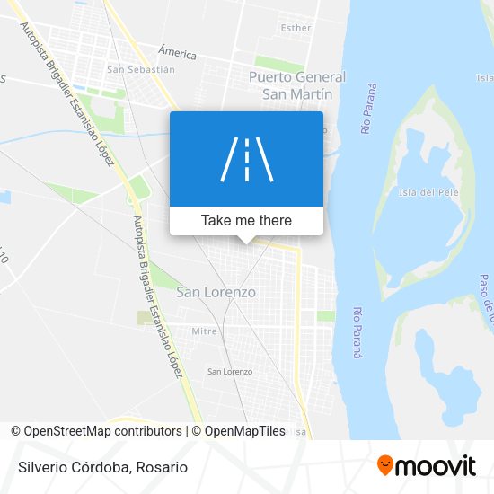 Silverio Córdoba map