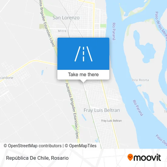 República De Chile map