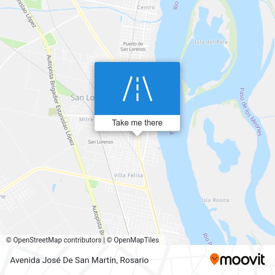 Avenida José De San Martín map