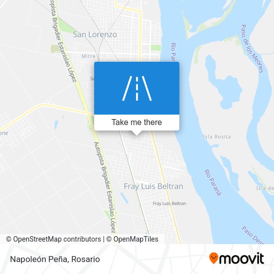 Mapa de Napoleón Peña
