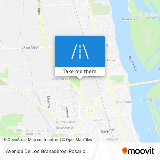 Avenida De Los Granaderos map