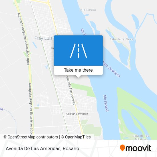 Avenida De Las Américas map