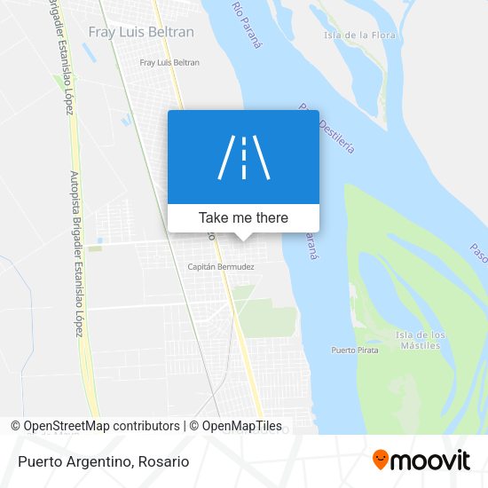 Mapa de Puerto Argentino