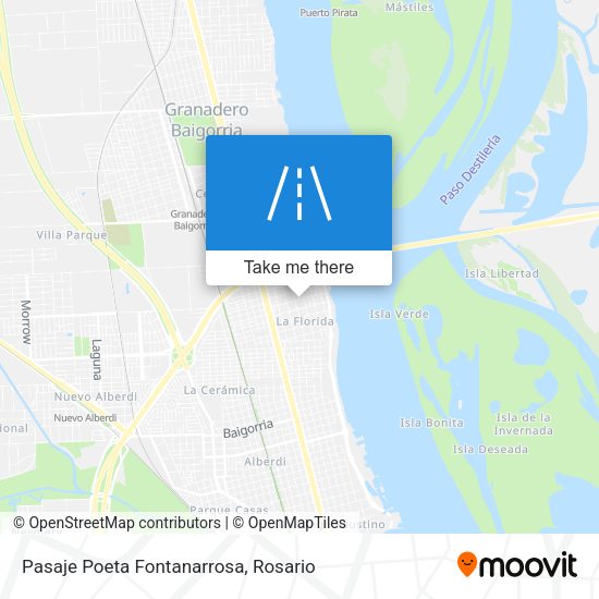 Pasaje Poeta Fontanarrosa map