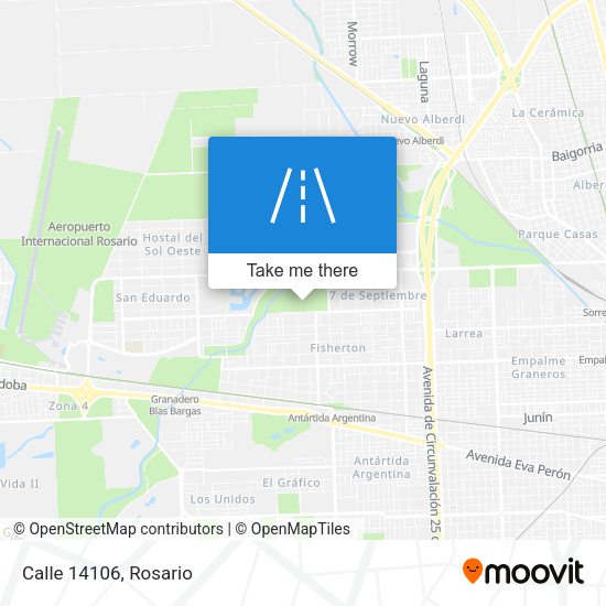 Mapa de Calle 14106
