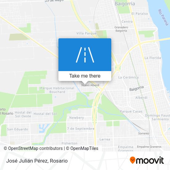 José Julián Pérez map
