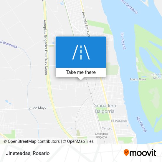 Mapa de Jineteadas