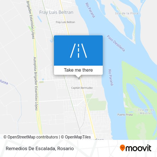 Mapa de Remedios De Escalada