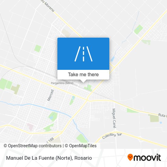 Mapa de Manuel De La Fuente (Norte)