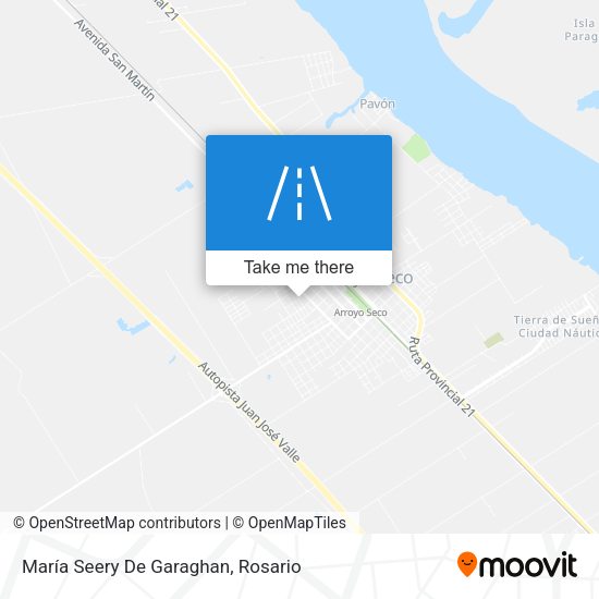 María Seery De Garaghan map