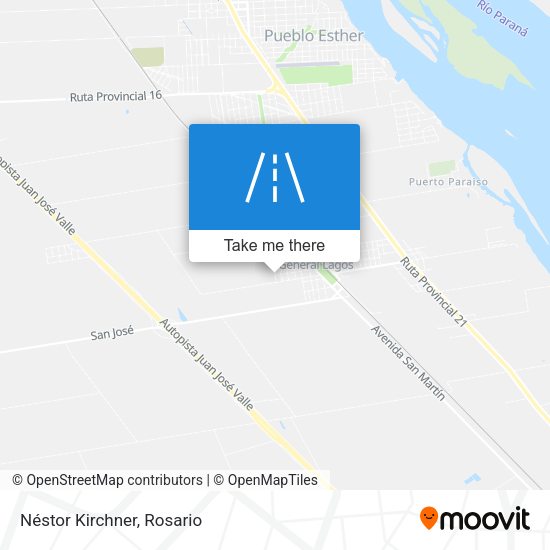 Néstor Kirchner map