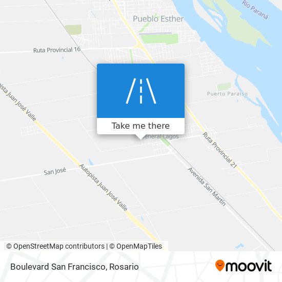 Boulevard San Francisco map