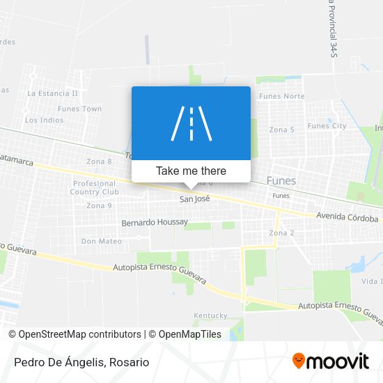 Pedro De Ángelis map