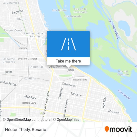 Mapa de Héctor Thedy
