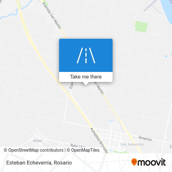 Esteban Echeverría map
