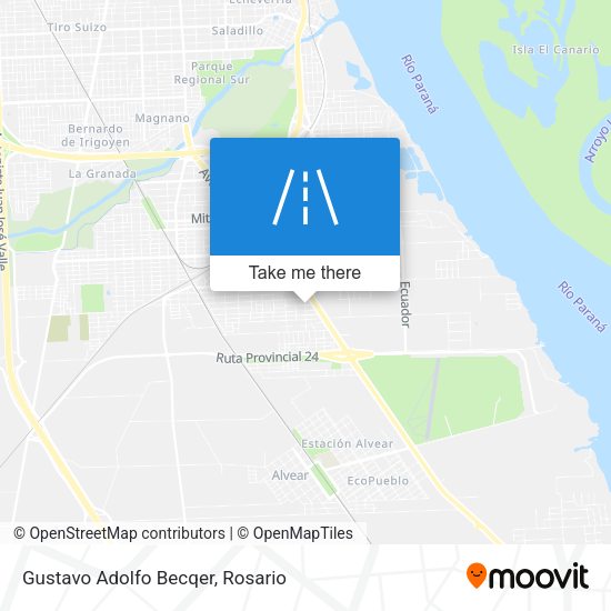 Mapa de Gustavo Adolfo Becqer