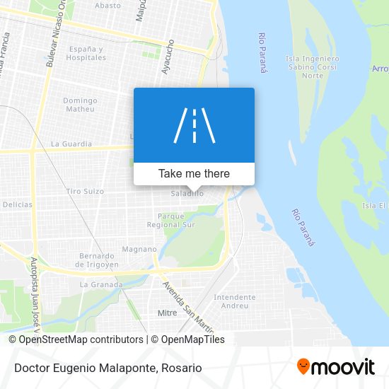 Mapa de Doctor Eugenio Malaponte