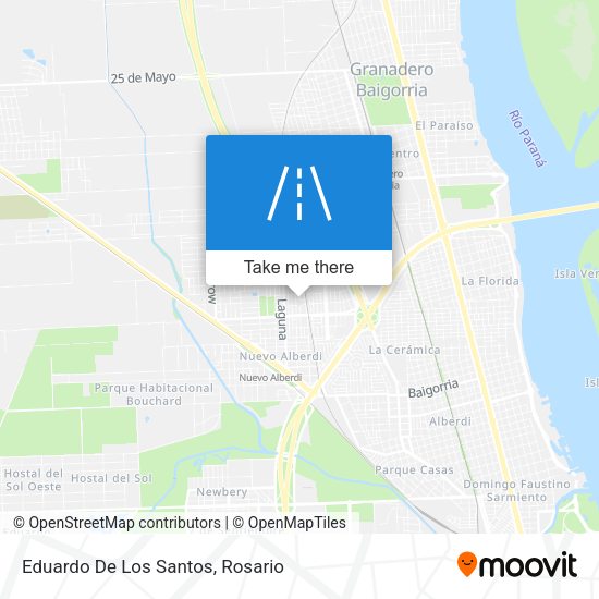 Eduardo De Los Santos map