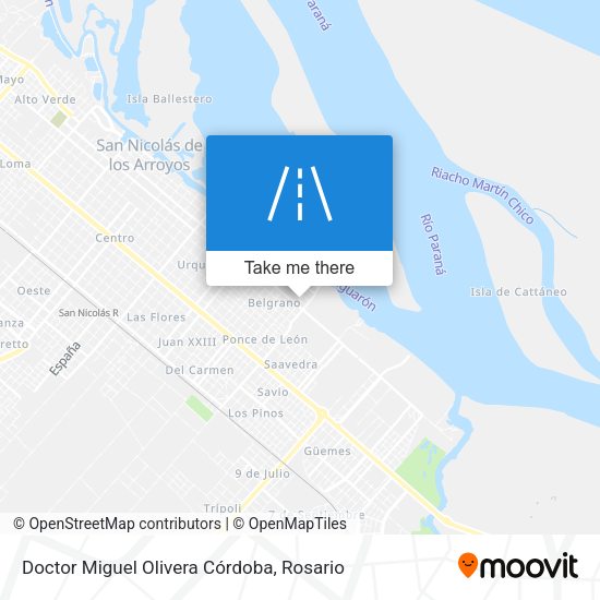 Doctor Miguel Olivera Córdoba map