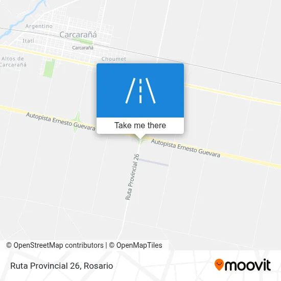 Ruta Provincial 26 map