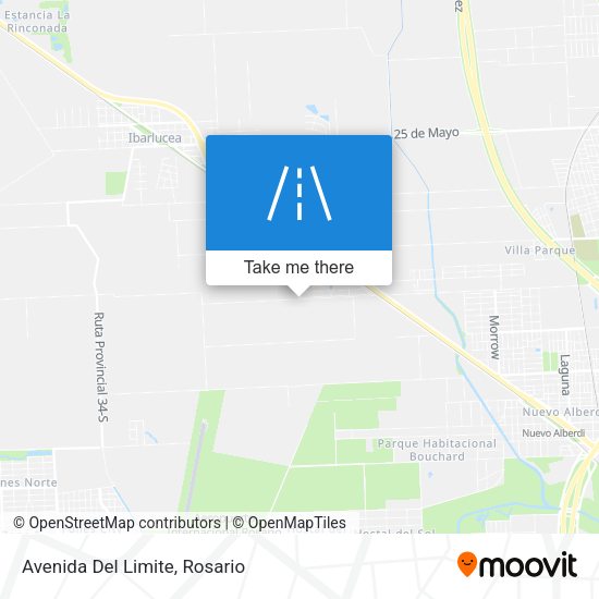 Mapa de Avenida Del Limite