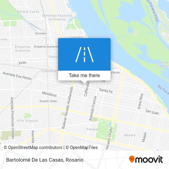 Bartolomé De Las Casas map
