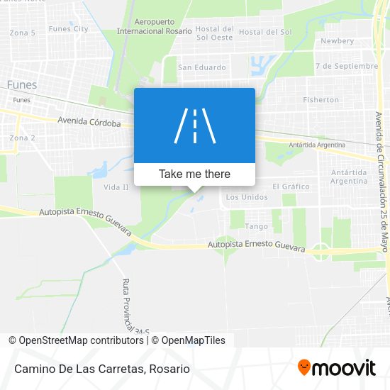 Mapa de Camino De Las Carretas