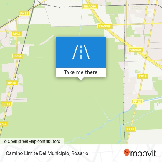 Camino Límite Del Municipio map