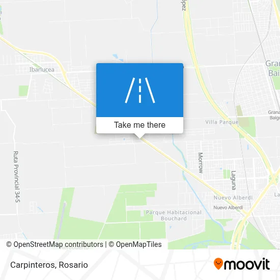 Carpinteros map