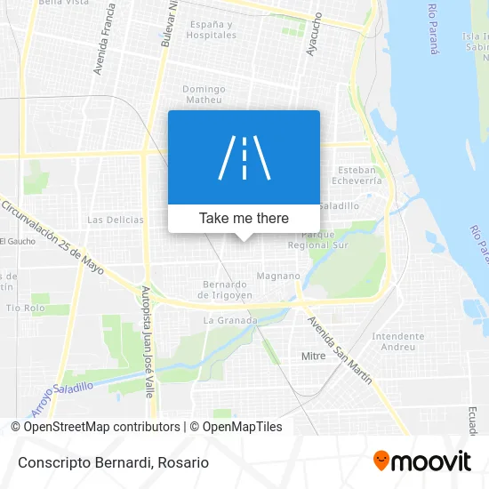 Conscripto Bernardi map