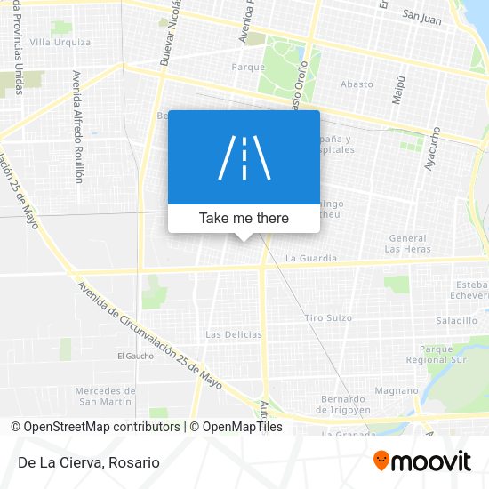 Mapa de De La Cierva