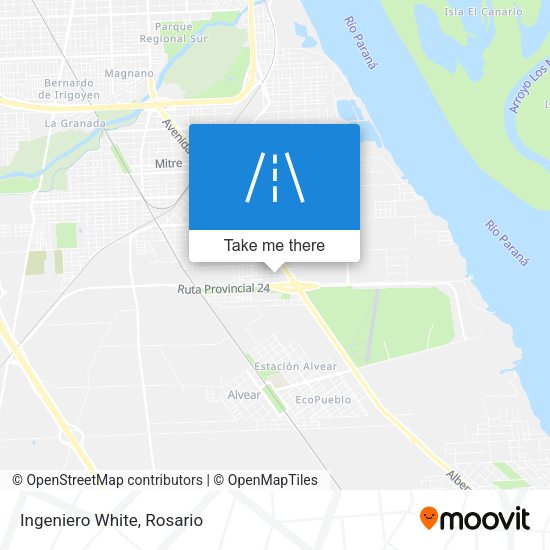 Mapa de Ingeniero White