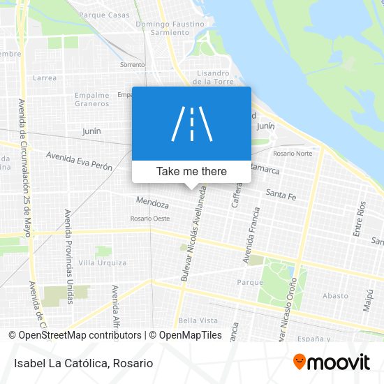 Mapa de Isabel La Católica