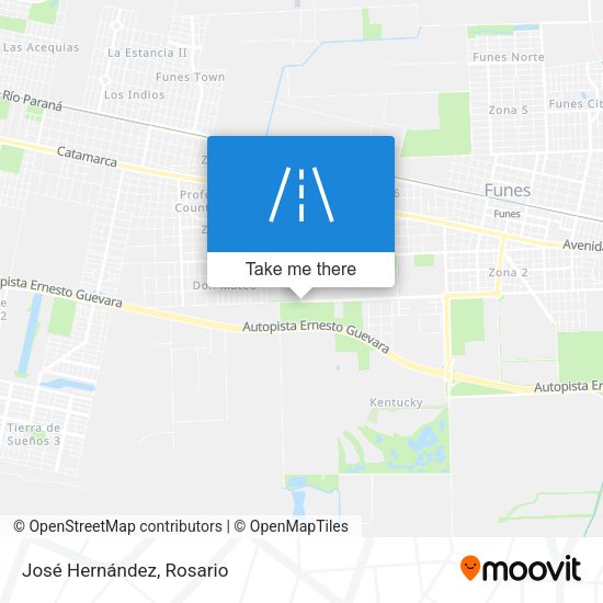 José Hernández map