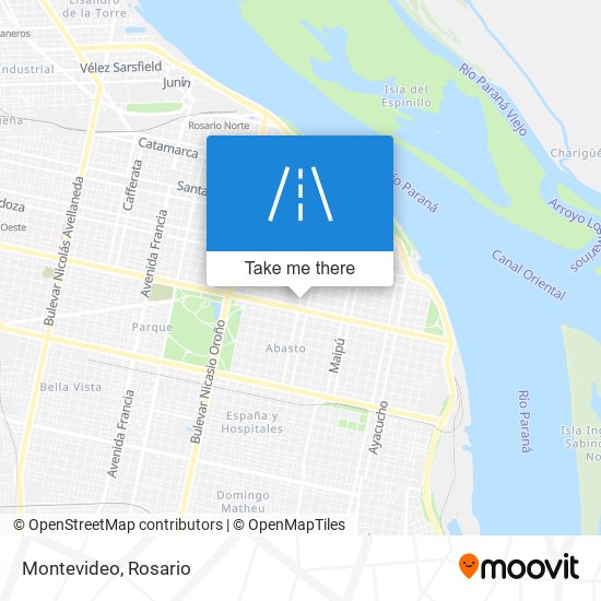 Montevideo map