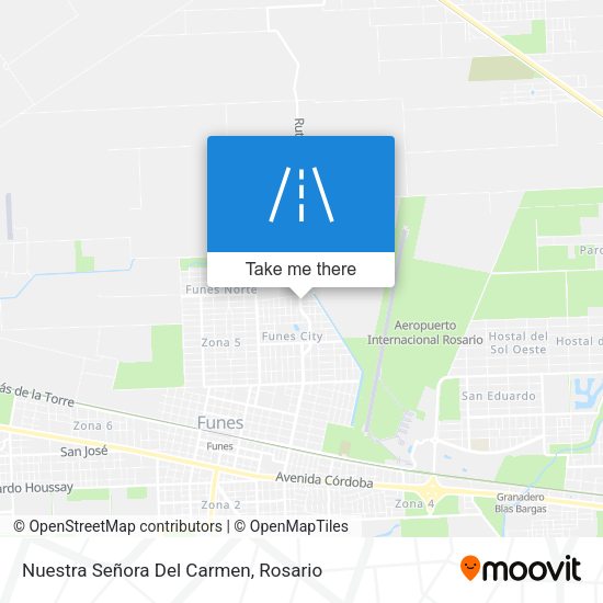 Nuestra Señora Del Carmen map